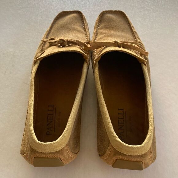 PANELLI Men’s Suede Leather Driving Shoes Size 10. Made in Italy - Picture 1 of 7